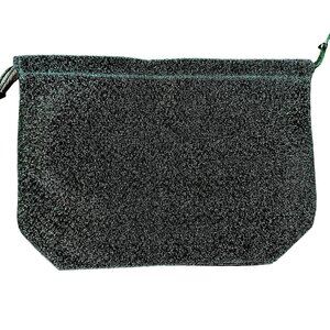 Ulta Cosmetics Bag Makeup Travel Case Gift Pouch Emerald Green Sparkle